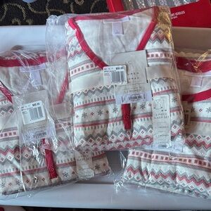 LC Lauren Conrad Red and White Women's Pajama Set